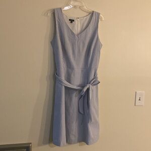 Talbots Spring Midi Dress V-Neck Sleeveless